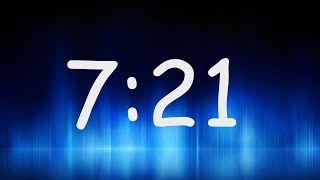 7:21 Minutes Timer / Countdown from 7min 21sec