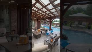 SkyPoly Pergola \u0026 Patio Covers let through a TON of light #patiocover #pergola #patio #patiodesign