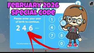 February 2026! Special Code For Free House! 100% Working Toca Life World | Free Code