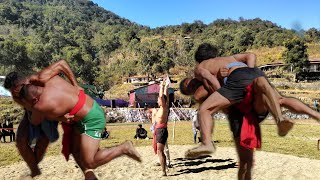 Naga Wrestling at St Merry ground Bendramai  2nd Zeme Olympic 2024.