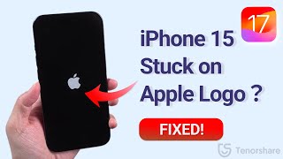 [Top 3] How to Fix iPhone 15 Stuck on Apple Logo (No Data Loss)