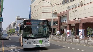 台中客運 304路華德電動公車 往港區藝術中心 EAL-0683