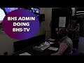 SPECIAL VIDEO: Brownsburg High School Admin Does BHS-TV