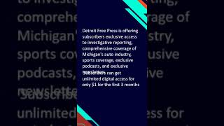 Sports - Detroit Free Press Offers Subscribers Exclusive Access to Investigative Reporting