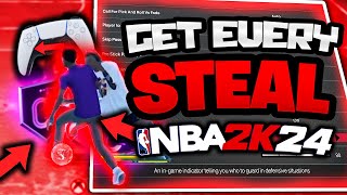 NBA 2K24 HOW TO GET THE STEAL EVERYTIME! HOW TO USE RIGHT STICK REAPER AND BEST DEF SETTINGS!