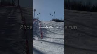 휘닉스파크 슬로프 런 - 바이탈구피 /Phoenix snow park slope run - Sliding Turns!