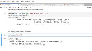 parsing and exploring json using Python