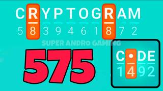 CRYPTOGRAM 575