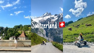 SWITZERLAND VLOG.가족끼리 함께한 스위스 여행🇨🇭마운틴 카트 꿀팁!!⭐️인터라켄.베른.그린델발트.체르마트.브리엔츠 로트호른 열차까지!