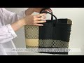 レトラ メルカドバッグ クロスライン cross line short（横長s） ブラック かごバッグ letra mercado bag