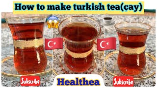 HOW TO MAKE TURKISH TEA(çay) #howtomake #turkishtea #çay #turkishculture #viralvideo #viral #türkiye