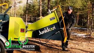 Junkkari Wood Chippers HJ170 on wheels