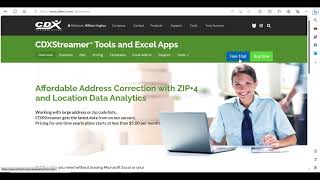Address Correction and Zip+4 Lookup with CDXStreamer Online Tools
