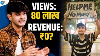 80 लाख Views पर एक भी पैसे नहीं आये | @AayushSapra | Josh Talks Hindi