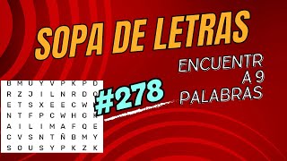 Sopa De Letras Encuentra  9 Palabras