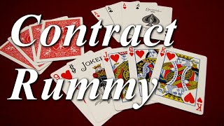 How to play Contract Rummy ♦♣♥♠