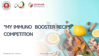 Finale of My Immuno Booster Recipe Contest by Glenmark Foundation in collaboration with USO and RIF