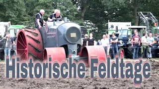 Lanz agricultural engine in action - Historical Field Day Nordhorn, Germany 2017