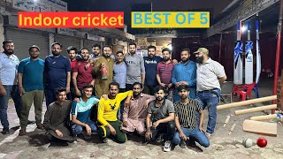 INDOOR CRICKET l BEST OF 5 SERIES  l 2ND MATCH l 1-1 LEVELS