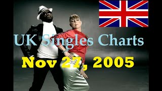 UK Singles Chart Flashback  - November 27, 2005