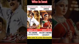 chandramukhi Vs chandramukhi 2 movie comparison ll #shorts