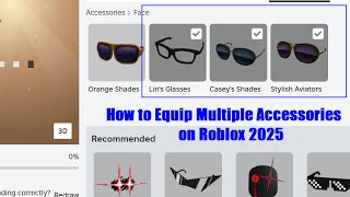 How to Equip Multiple Accessories in Roblox PC Windows || Equip Roblox Multiple Accessories || Guide