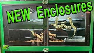 New Carpet Python Enclosures