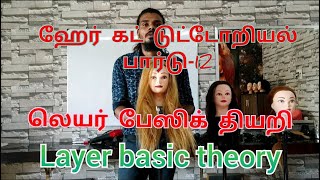 Hair cut tutorial Tamil | Part 12 | Layer cut basic theory | IPA hair world