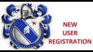 Getting Started New User Registration