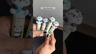 Cutest Panda Glue Sticks 🐼🌸✨#panda #cute #kawaii #stationery #stationary #glue #trending