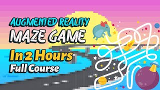 How to make Augmented Reality (AR) Maze Games in 2 hours | Full Course