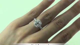 2.06ct Antique Cushion Brilliant Diamond Engagement Anniversary Ring - Mark Broumand