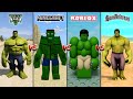 GTA 5 Hulk vs Minecraft Hulk vs Roblox Hulk vs GTA SA Hulk - WHO IS BEST?