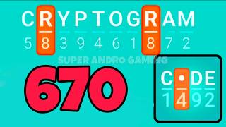 CRYPTOGRAM 670