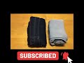 วิธีพับกางเกงยีนส์สำหรับเดินทาง how to fold jeans for travel