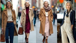 How to look Ageless Elegance Over 50 women Fashion | Empowered women Empowered style