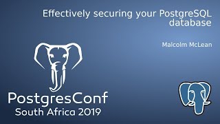 Effectively securing your PostgreSQL database