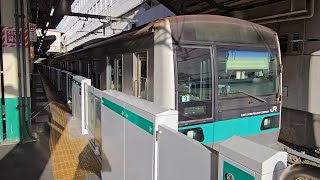 【常磐線】回1417K E233系2000番台マト3編成 柏駅 到着シーン