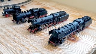 Review Märklin steam locomotive Marklin 3047, 44690. HO Scale. Compare