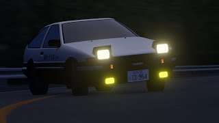 Initial D Blender animation Test 3