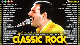 Classic Rock Songs 70s 80s 90s⚡The Police, Bon Jovi, Queen, Guns N Roses, ACDC, U2, Guns N Roses