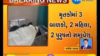 Seven including driver die after car and tanker collide in Chhota Udepur - Zee 24 Kalak