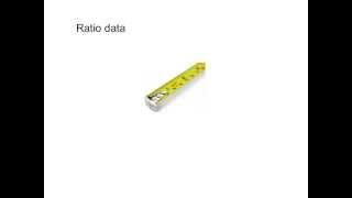 Scales of measurement