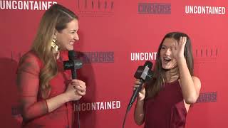 Hayley LeBlanc Exclusive Interview for the Movie Uncontained | Hollywire