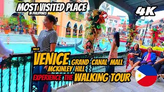 Exploring Venice Grand Canal Mall in McKinley Hill, Taguig - Metro Manila, Philippines (4K Tour)