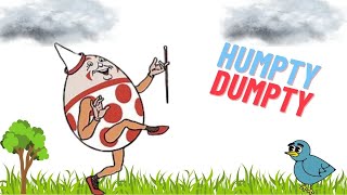 Humpty Dumpty Sat On A Wall Rhyme | Humpty Dumpty Nursery Rhyme | Animated Videos for Kids