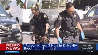 NYPD: 1 dead, 3 wounded in drive-by shooting in Elmhurst