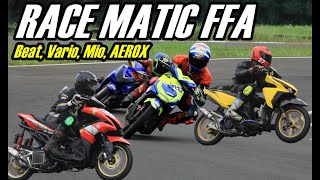 BEAT KALAHKAN VARIO, MIO & AEROX di RACE MATIC FFA
