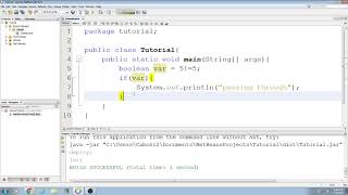 Novice Java Tutorial with Apache NetBeans 11.0: 19 The if-then statement