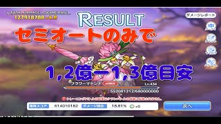 【プリコネR】4段階目　フラワーマドンナ　セミオート　1億2000万～1億3000万【7月クランバトル】